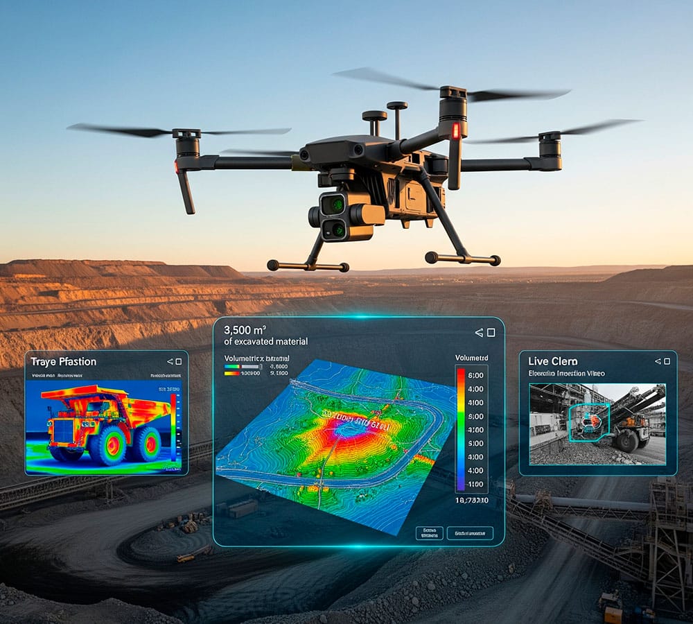 Uso de Drones DJI en Minería