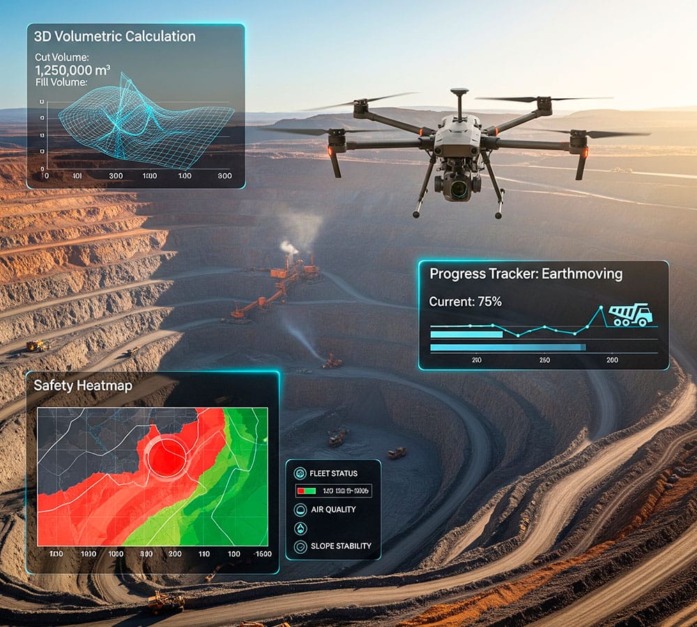 Drones en la Minería: Soluciones DJI que Revolucionan las Operaciones