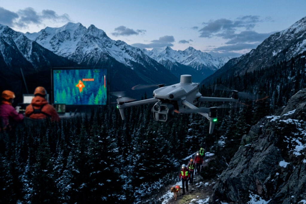 Drones para termografia y rescate