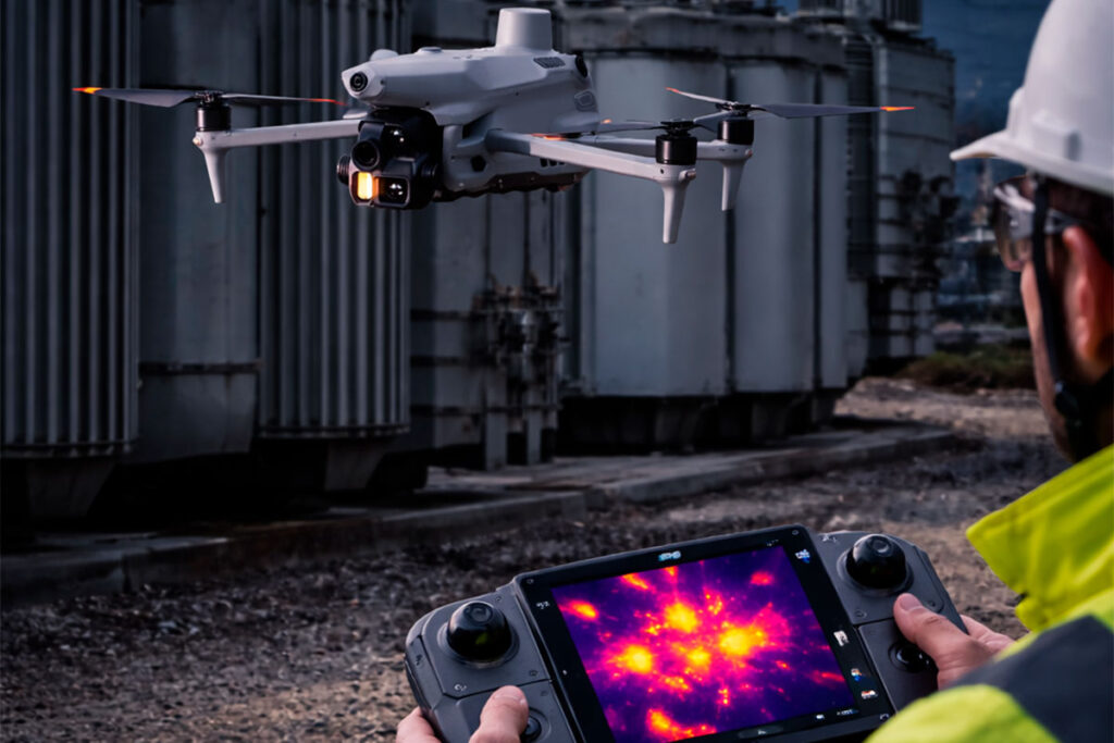 Drones termicos para inspeccion industrial