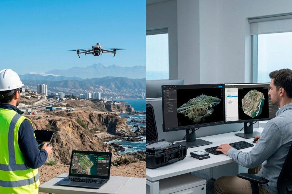 Flujo de trabajo fotogrametrico matrice 4e