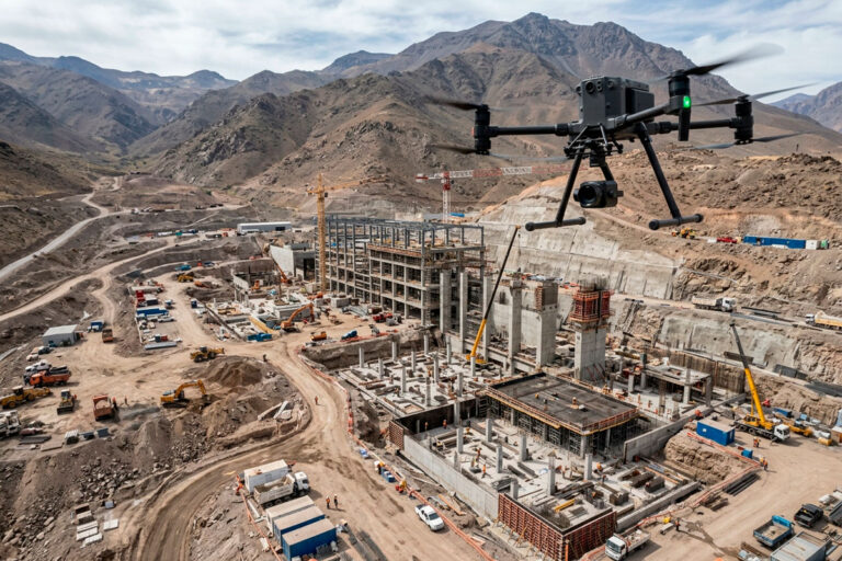Fotogrametría con drones para seguimiento de obras en construcción